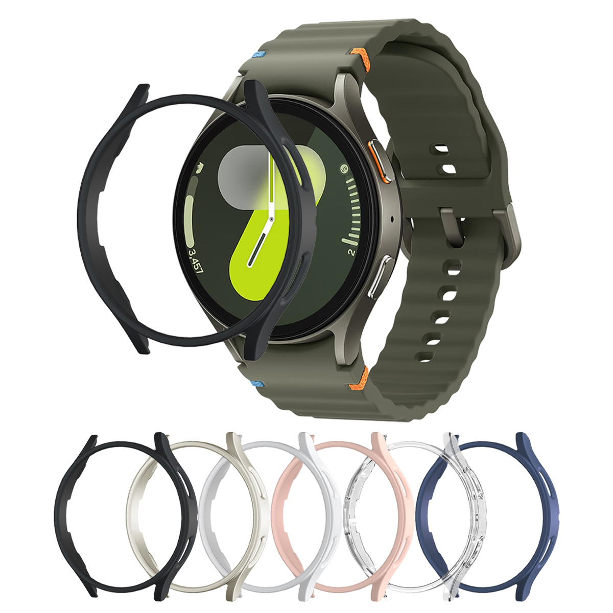 Samsung Smartwatch Accessories - Carcasa de reloj tipo PC para