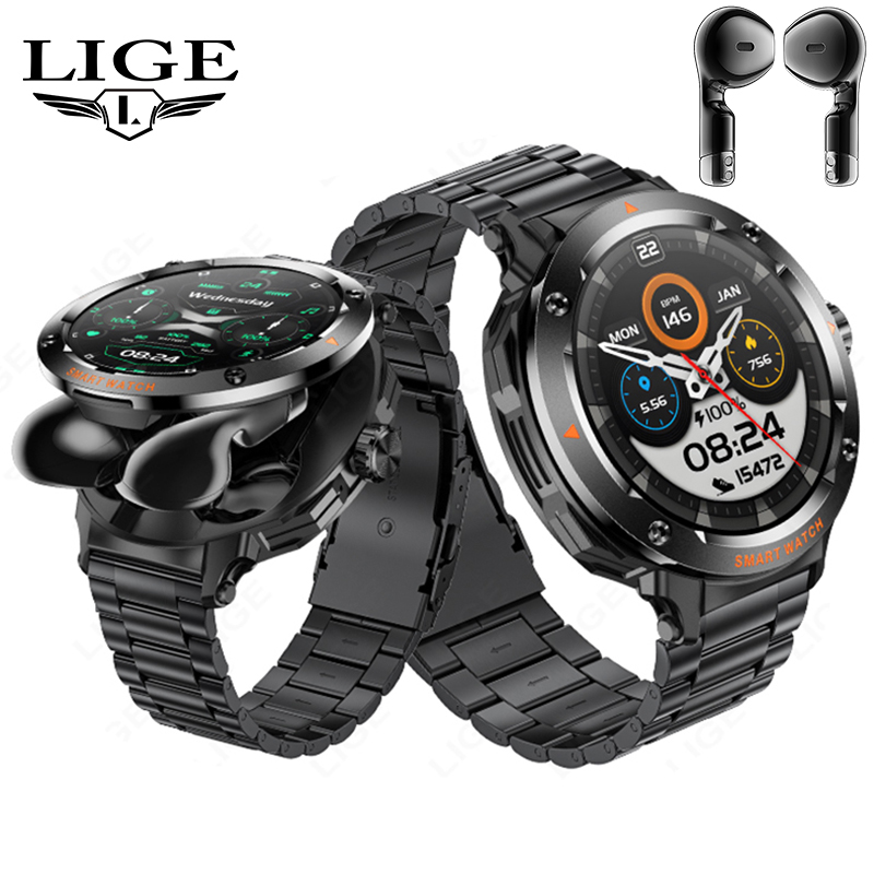 Smartwatch Headset - Nuevos hombres 2 en 1 auriculares