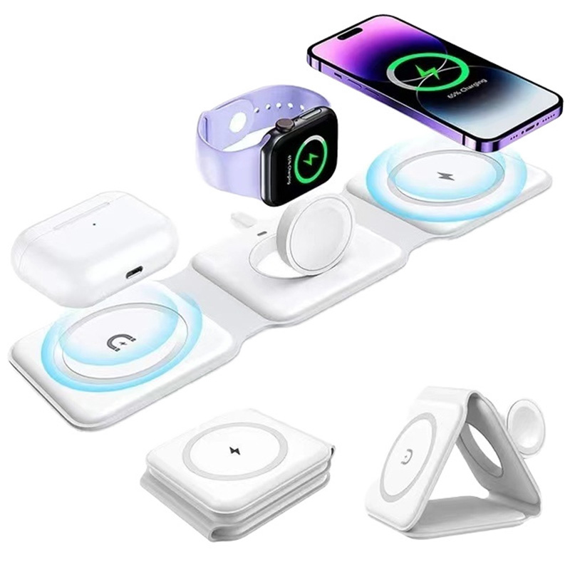 Watch Charger Cable - Cargador inalámbrico plegable magnético 3 en