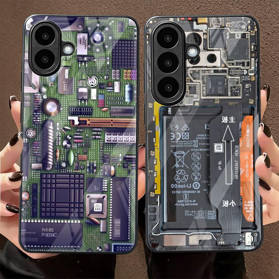 Samsung Galaxy A55 - Funda Protectora de Vidrio para Teléfono