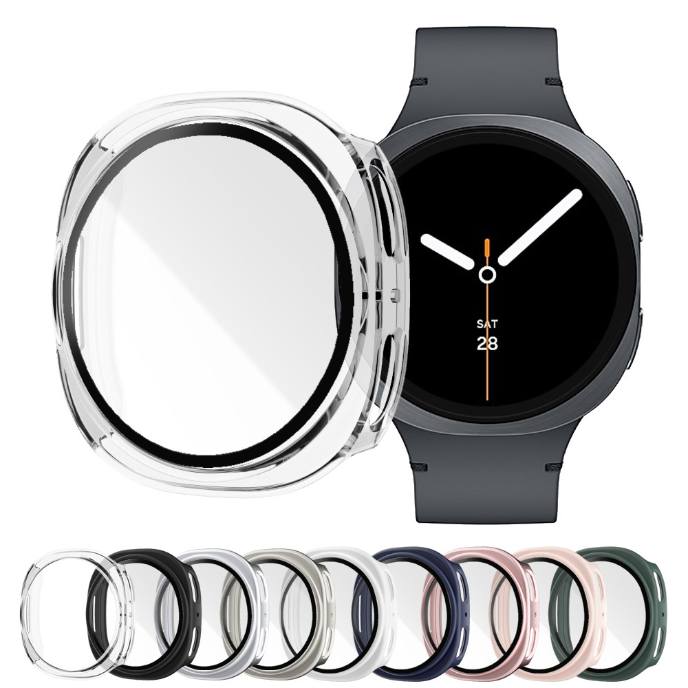 Samsung Smartwatch Accessories - Vidrio templado + funda para Samsung