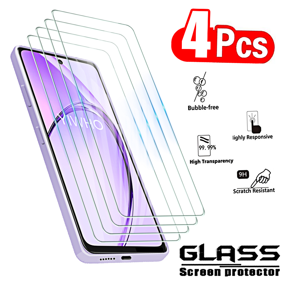 Oppo A78 - 4 Uds vidrio templado para Oppo