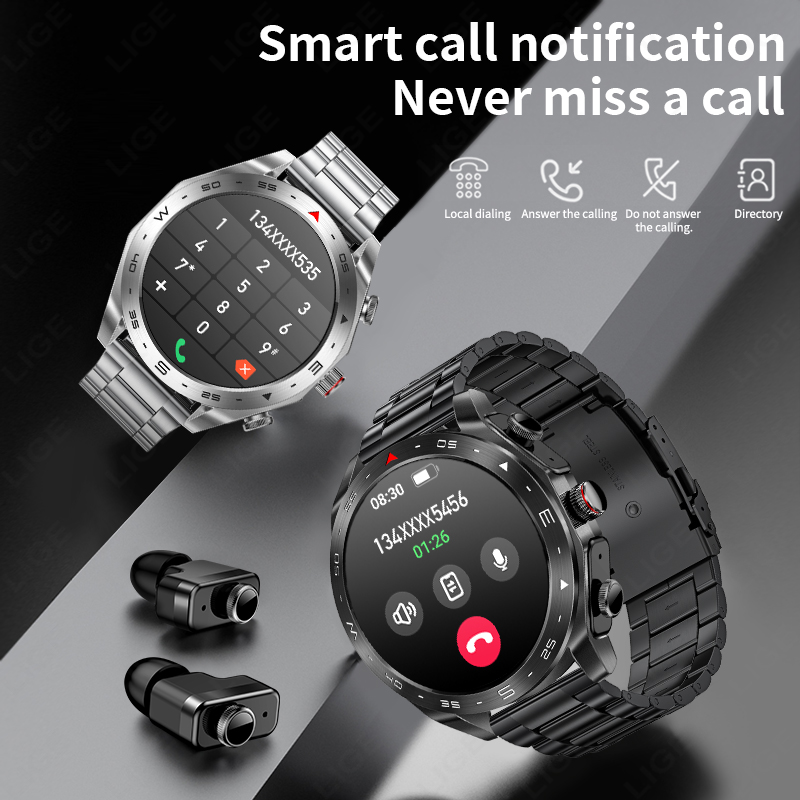 Reloj Inteligente LIGE con Aur - Smartwatch Headset reseña y precio