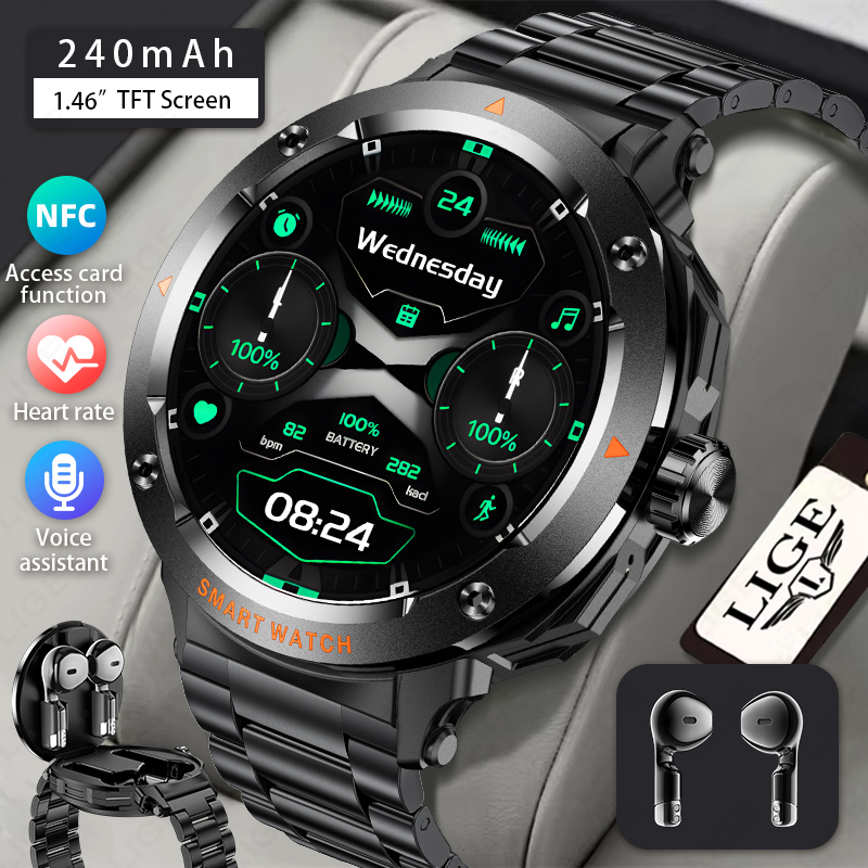 Reloj Inteligente LIGE para Ho - Smartwatch Headset reseña y precio