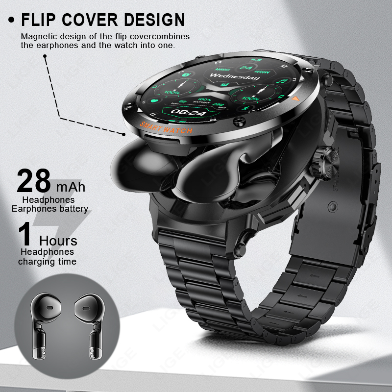 Reloj Inteligente LIGE para Ho - Smartwatch Headset reseña y precio