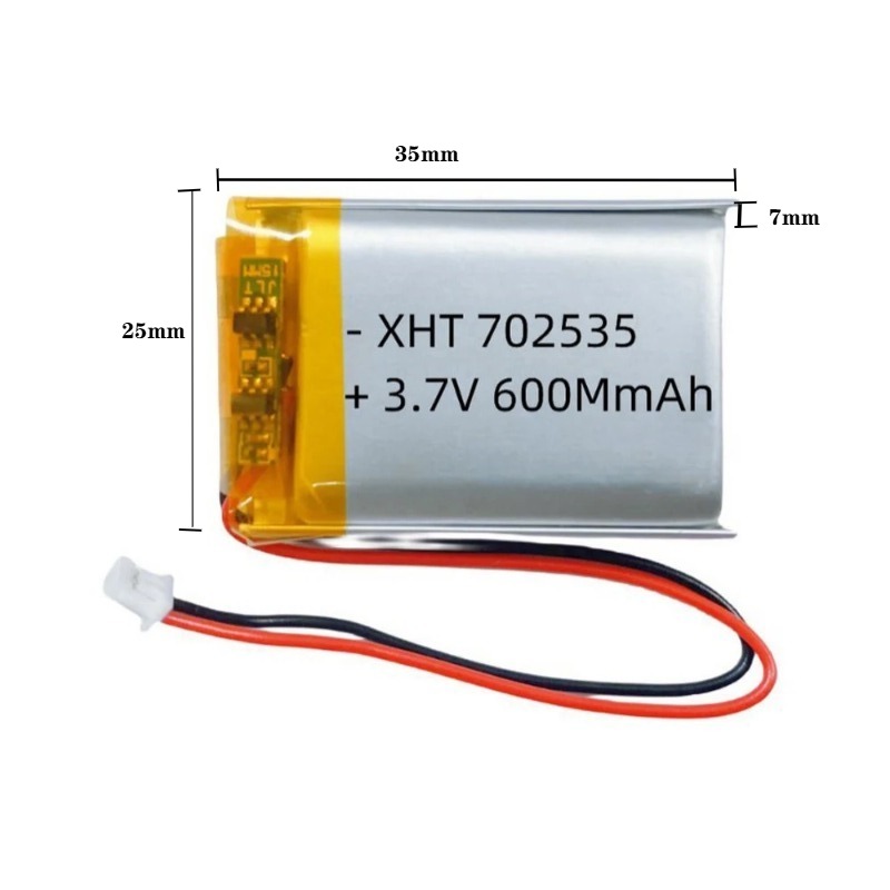 702535 3,7 V 600mAh batería de - Smartwatch Headset reseña y precio