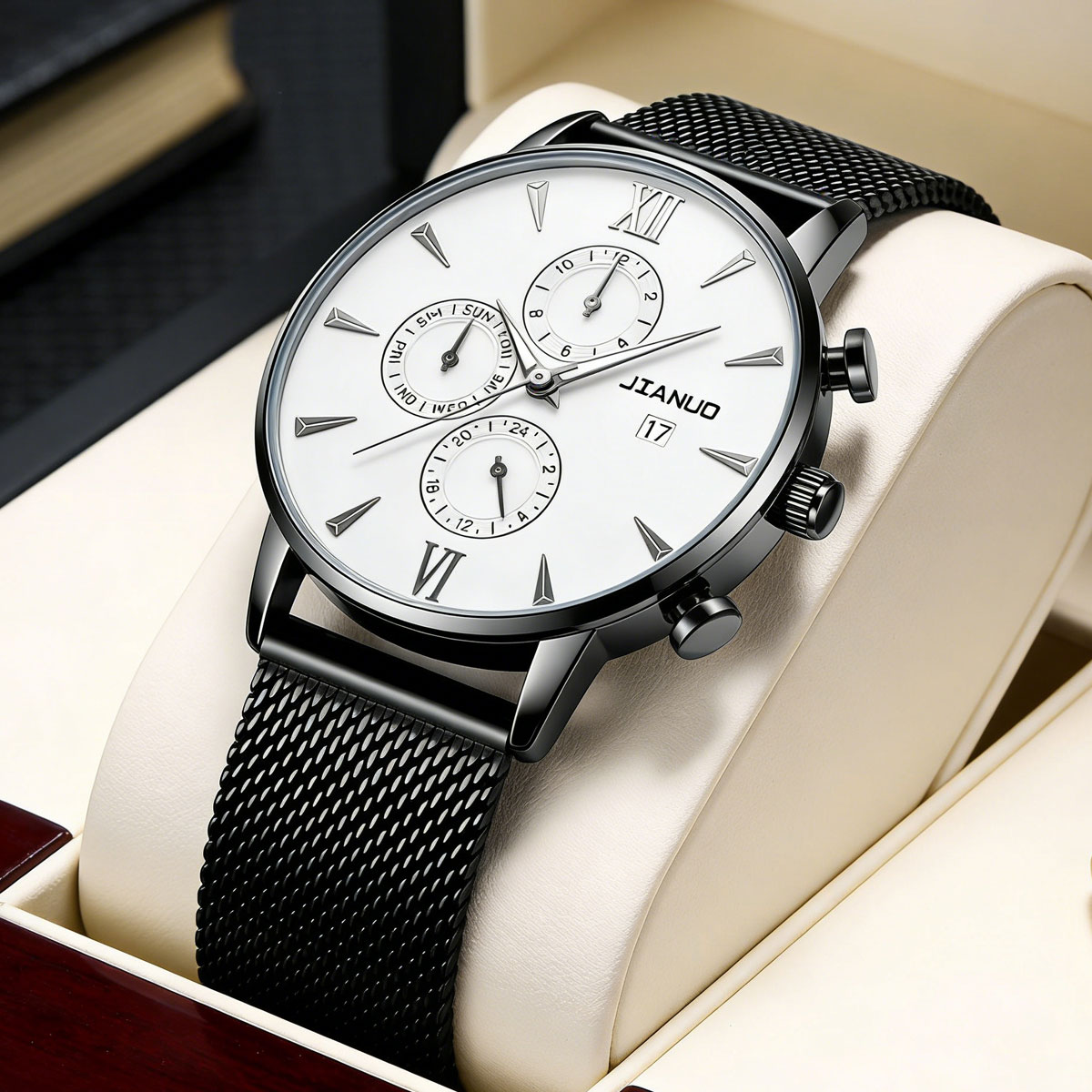 Reloj de Cuarzo Casual Moderno - Stainless Mesh Band reseña y precio