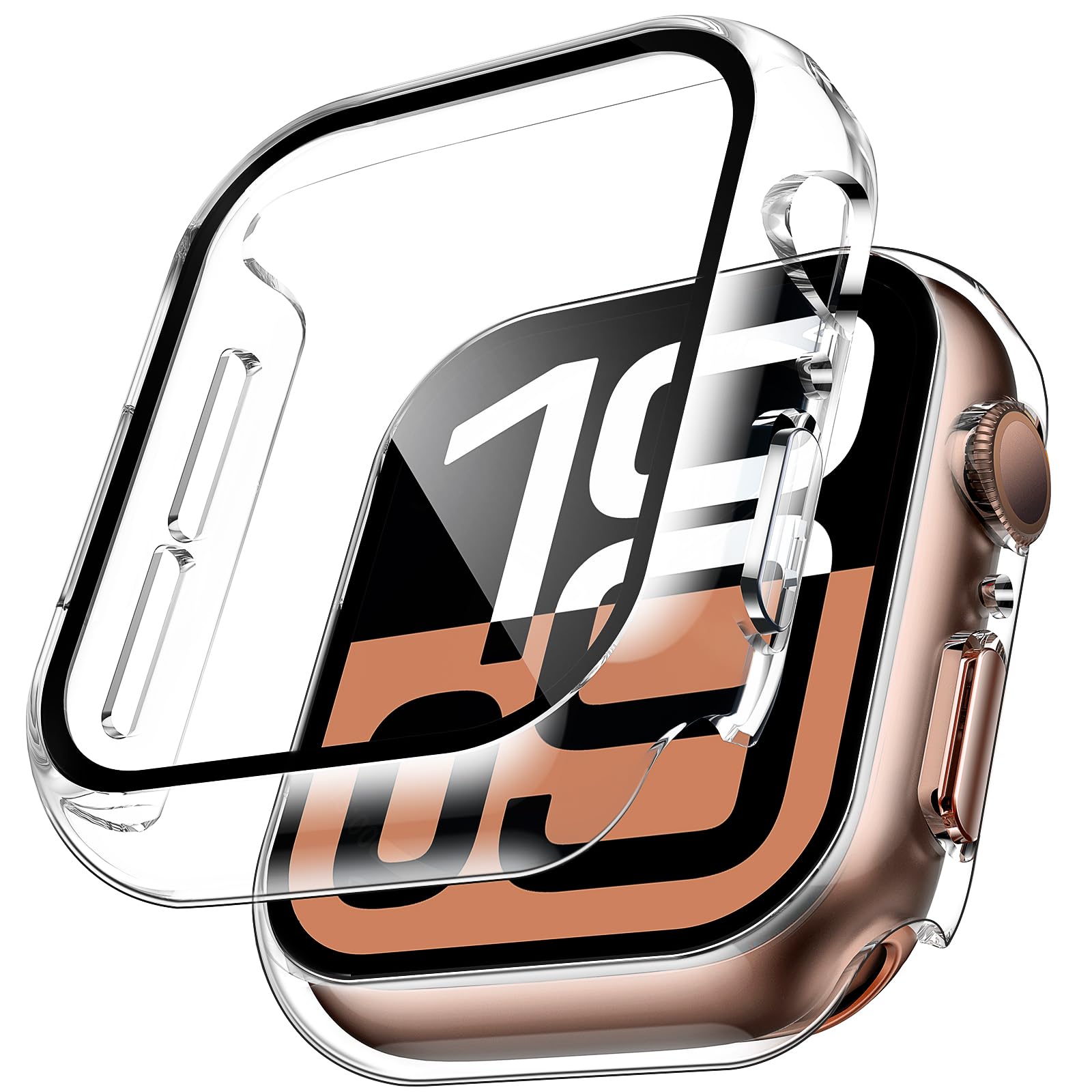 2 uds caja de vidrio templado  - Apple Smartwatch Accessories reseña y precio