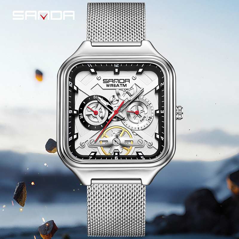 Reloj de pulsera para hombre S - Stainless Mesh Band reseña y precio