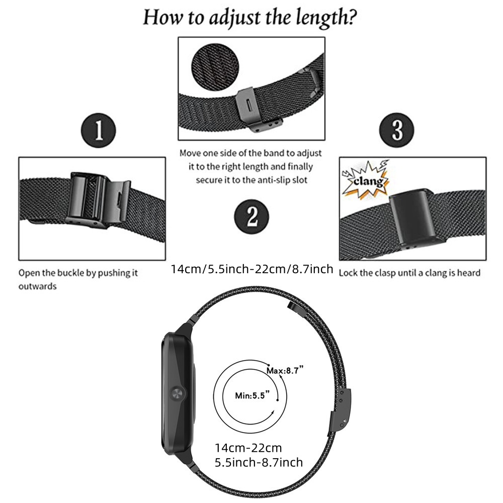 Bandas de metal para Garmin Fe - Stainless Mesh Band reseña y precio