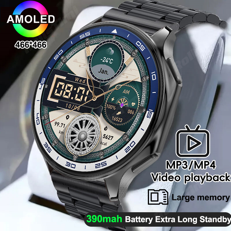 Reloj inteligente AMOLED 1,43  - Smartwatch X reseña y precio