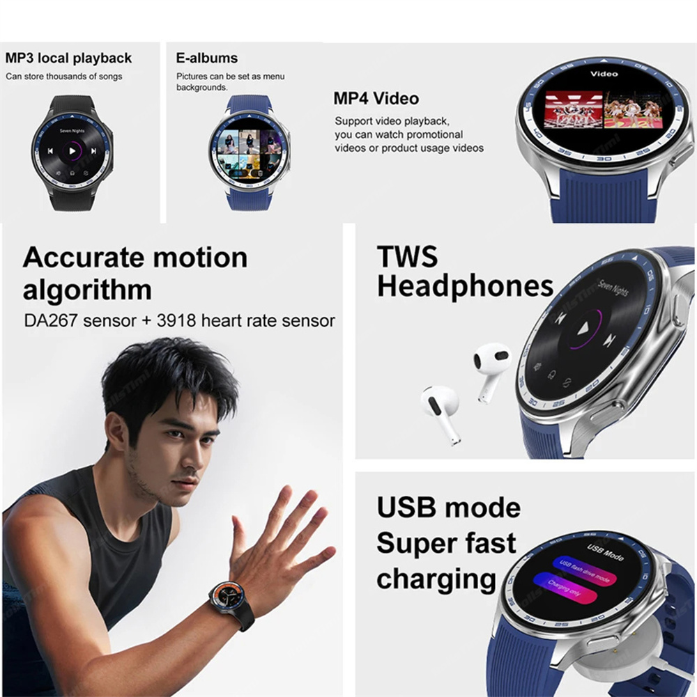 Reloj inteligente AMOLED 1,43  - Smartwatch X reseña y precio