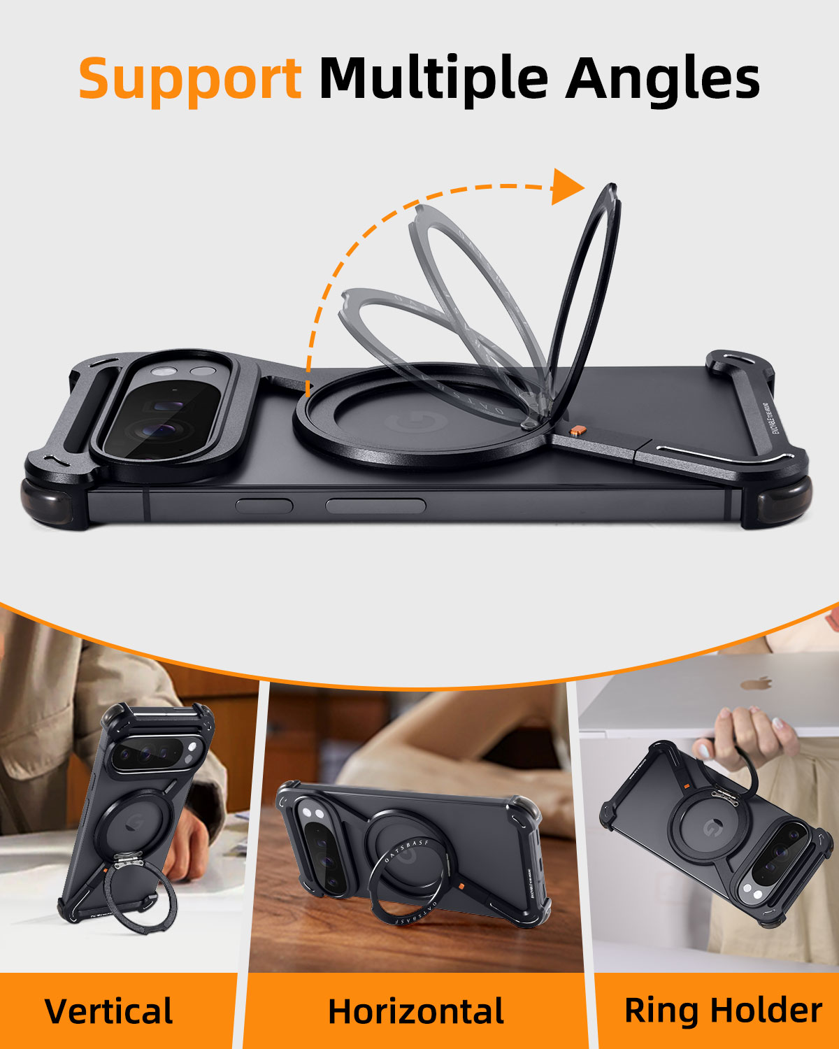 Funda de teléfono de metal Oat - Magnetic Charging Stand reseña y precio