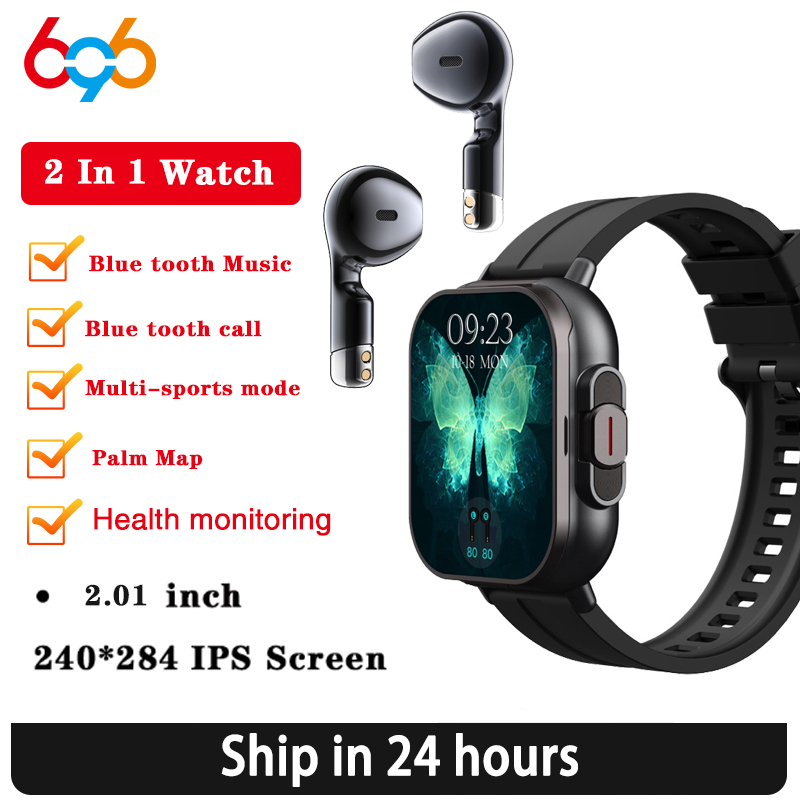 BT llamada diente azul auricul - Smartwatch Headset reseña y precio