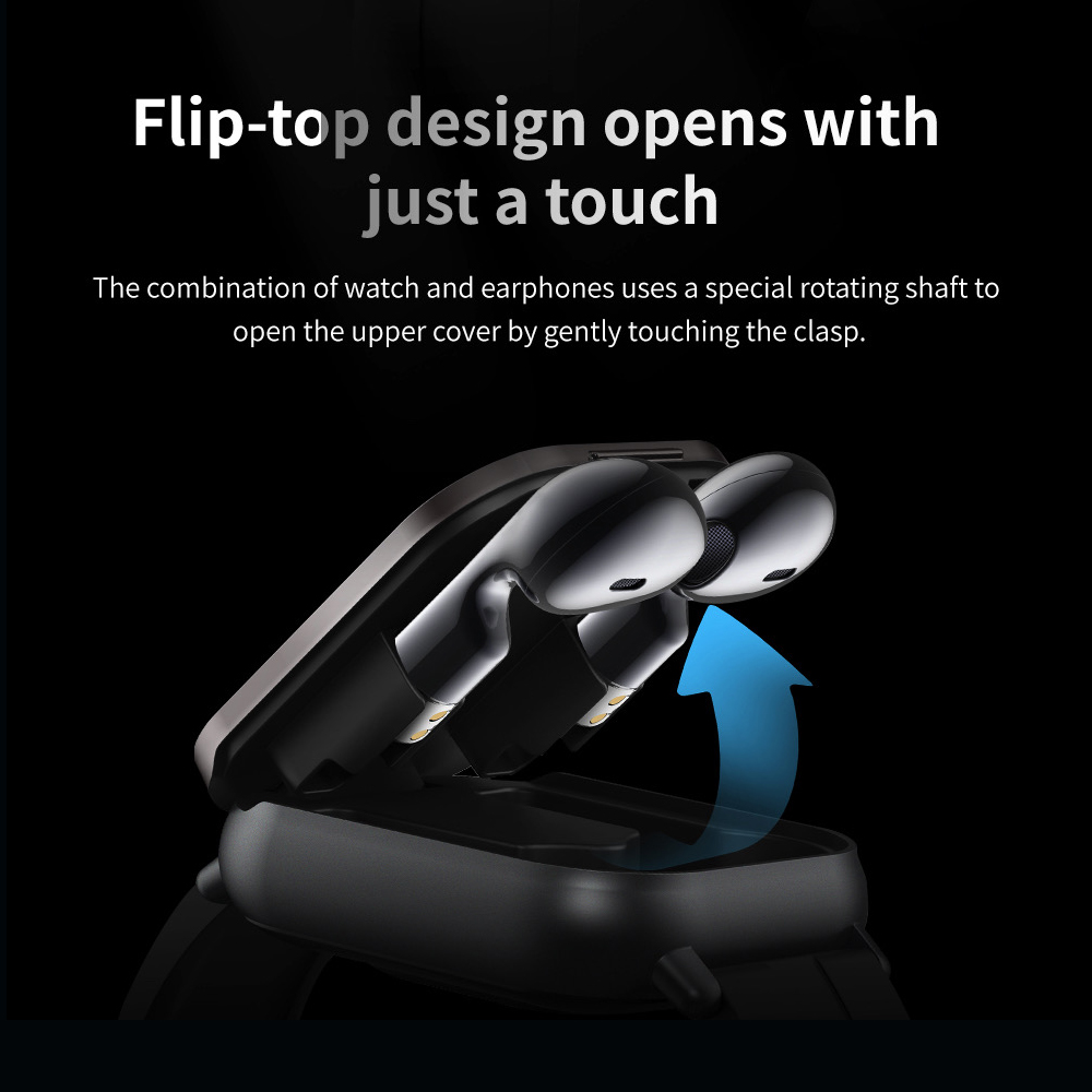 BT llamada diente azul auricul - Smartwatch Headset reseña y precio