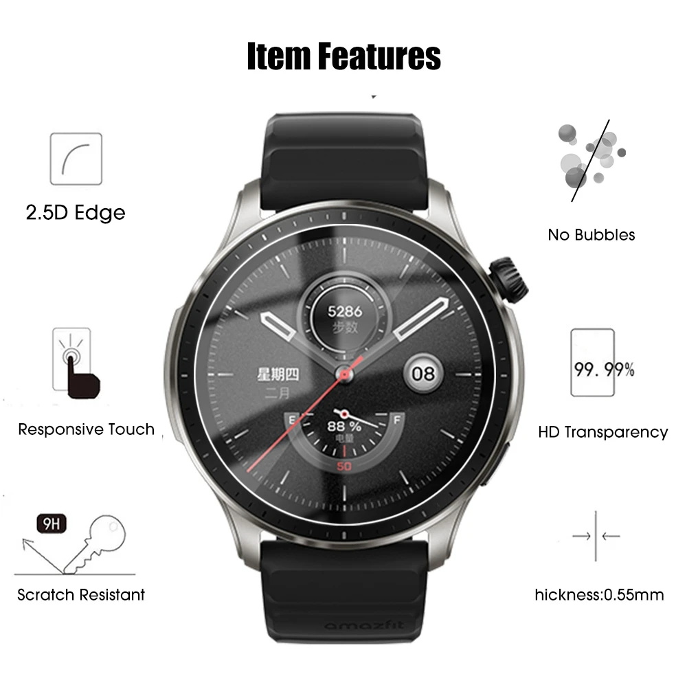 Vidrio templado para Protector - Motorola Smartwatch Accessories reseña y precio