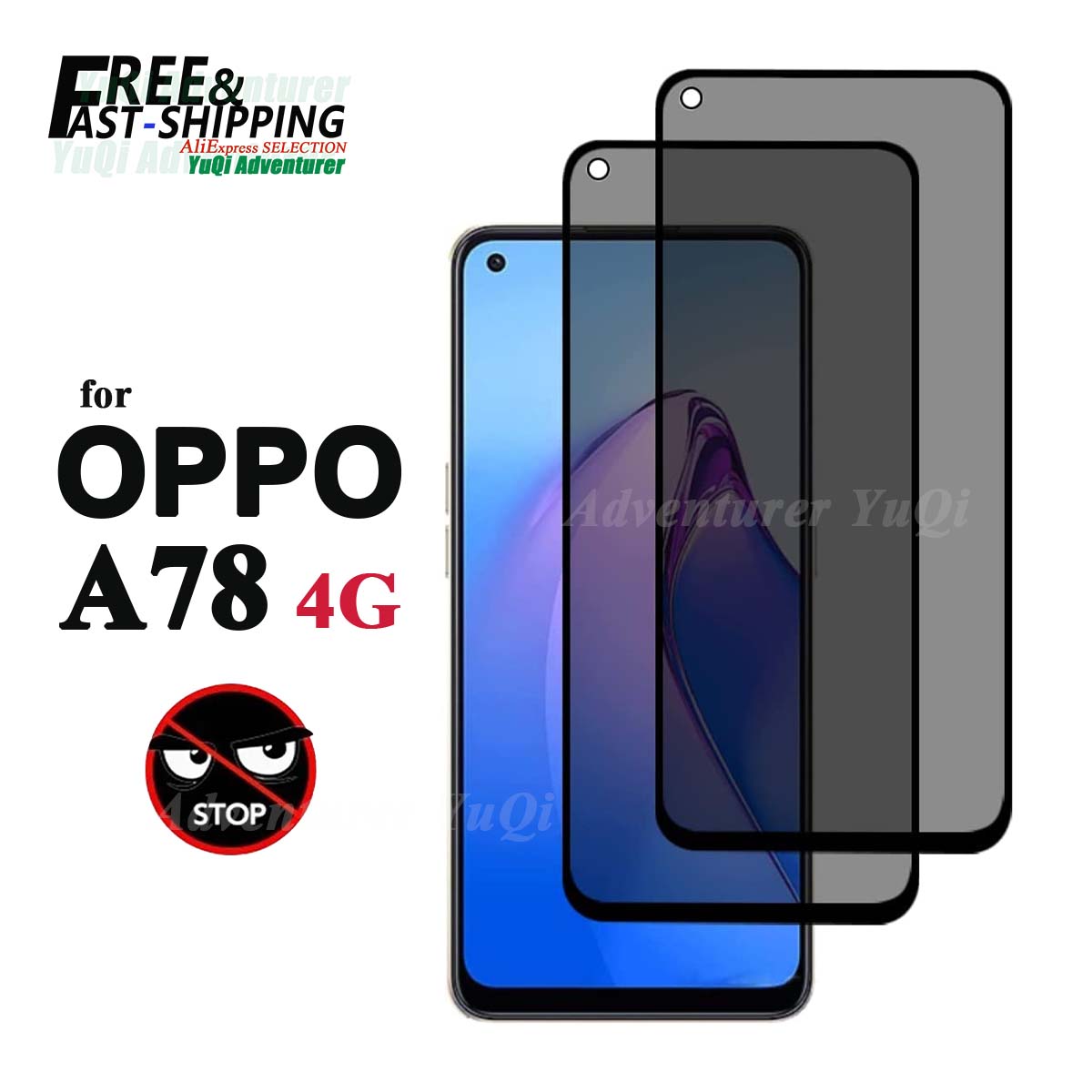 Protector de pantalla antiespí - Oppo A78 reseña y precio