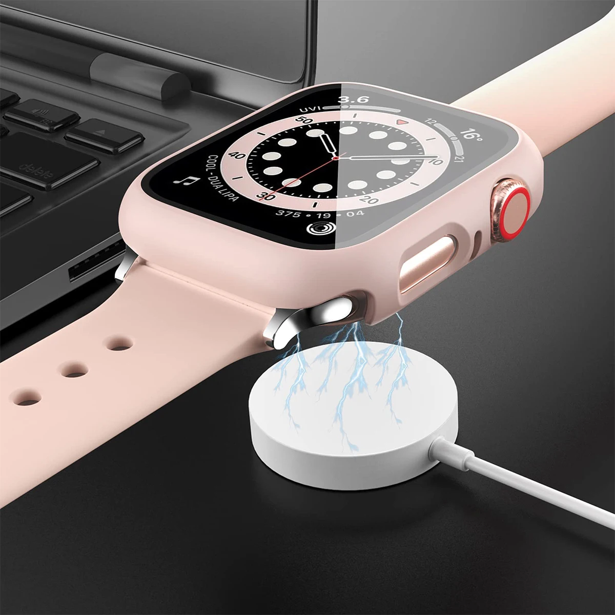 Protector de pantalla de crist - Apple Smartwatch Accessories reseña y precio