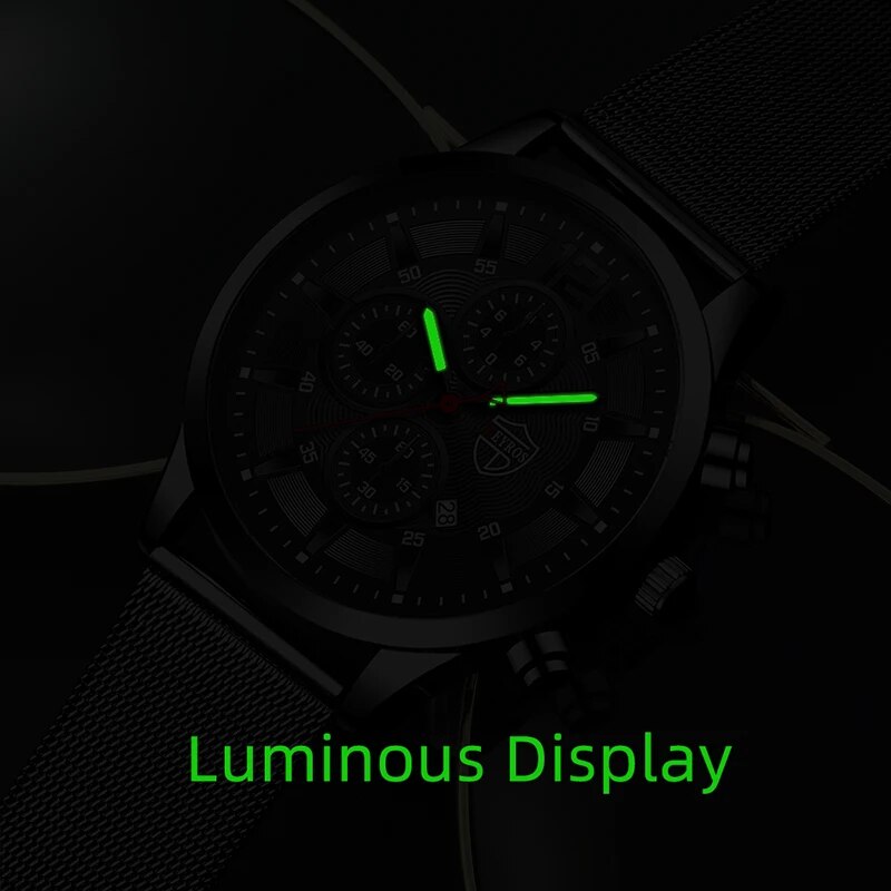 DEYROS-Reloj de cuarzo minimal - Stainless Mesh Band reseña y precio
