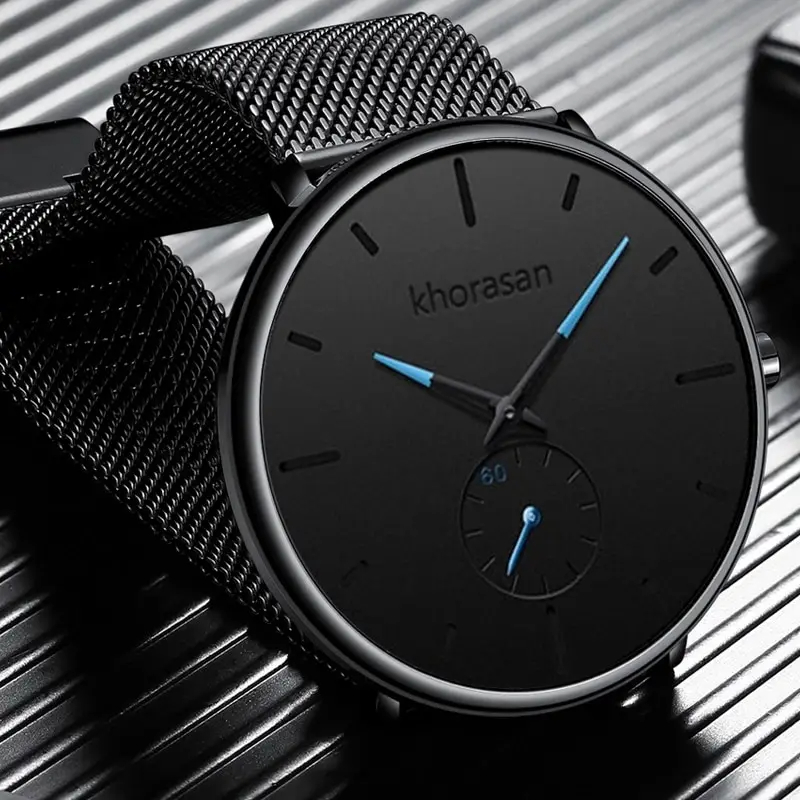 Relojes minimalistas YOLAKO a  - Stainless Mesh Band reseña y precio