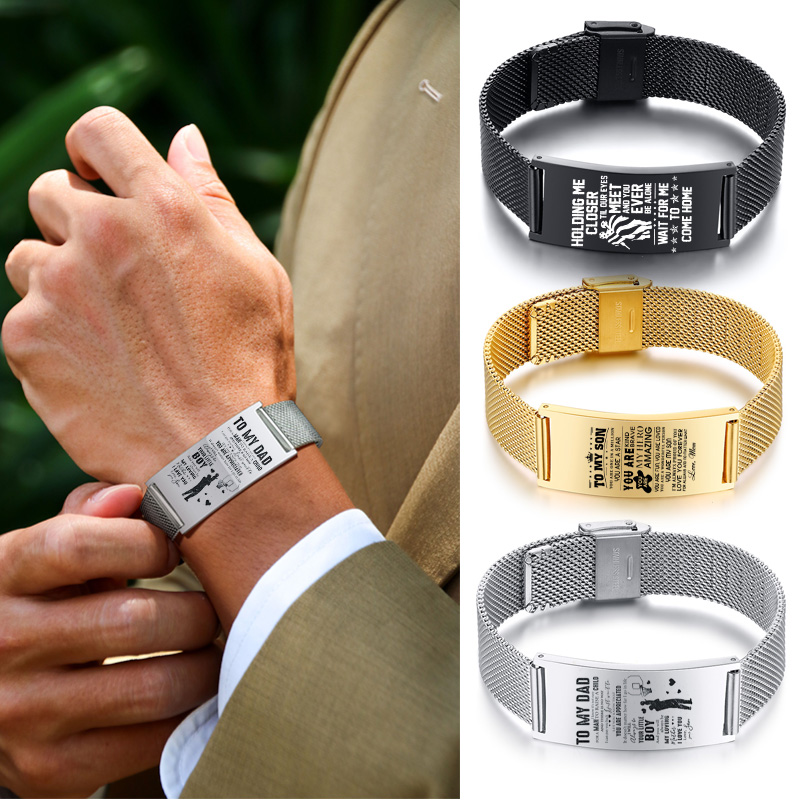 Pulsera clásica de acero inoxi - Stainless Mesh Band reseña y precio