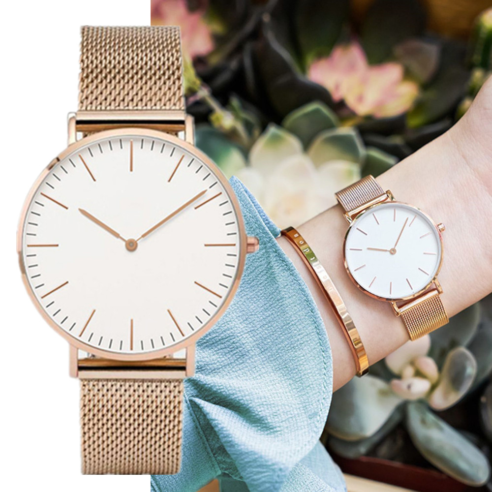 Relojes de lujo de marca super - Stainless Mesh Band reseña y precio