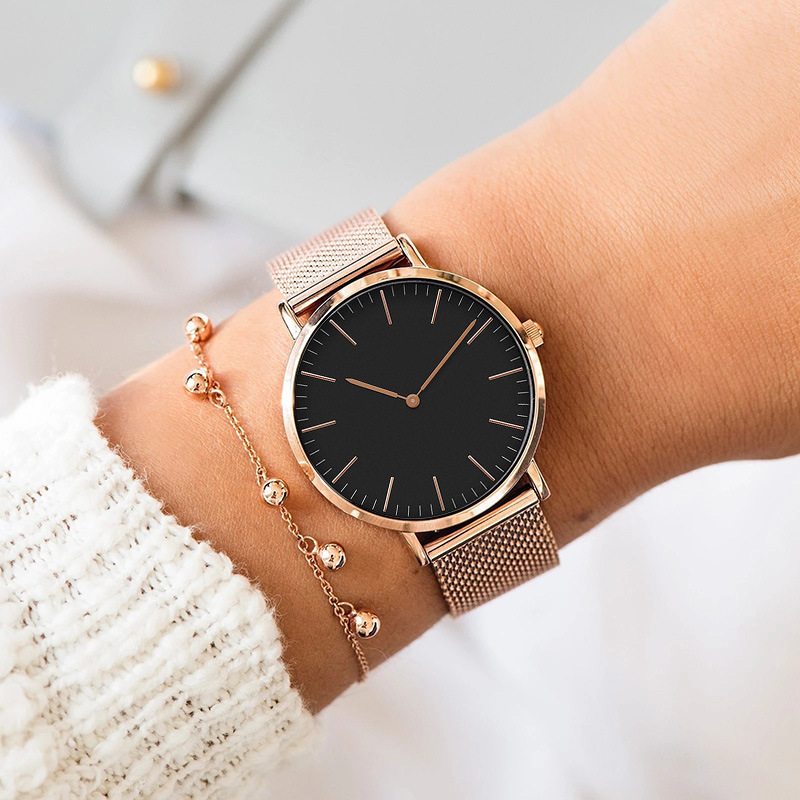 Relojes de lujo de marca super - Stainless Mesh Band reseña y precio
