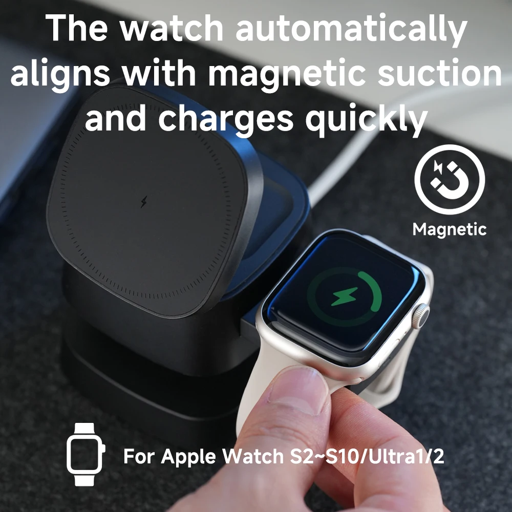Cargador inalámbrico magnético - Smartwatch Ac reseña y precio