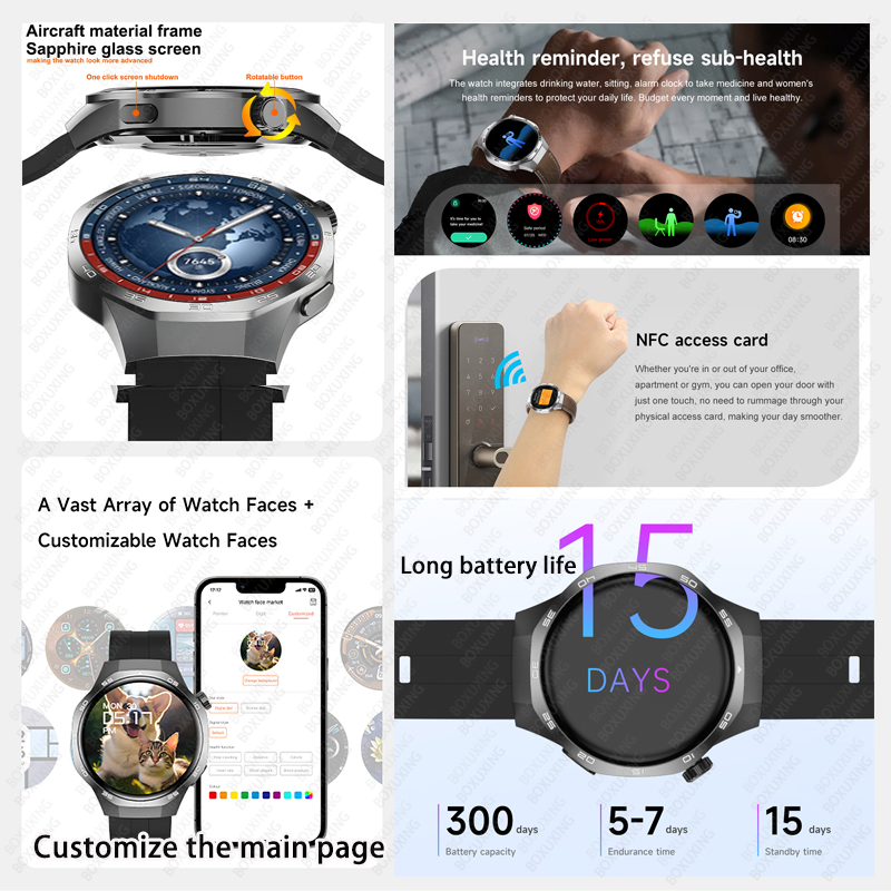 2026 nuevo reloj BOXUXING 5 MA - Smartwatch Faces reseña y precio