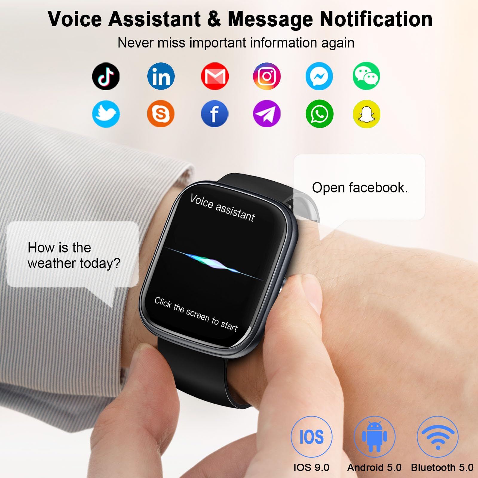 Reloj inteligente, reloj intel - Smartwatch Faces reseña y precio