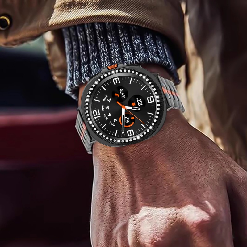 Cubierta de bisel de Metal par - Samsung Smartwatch Accessories reseña y precio