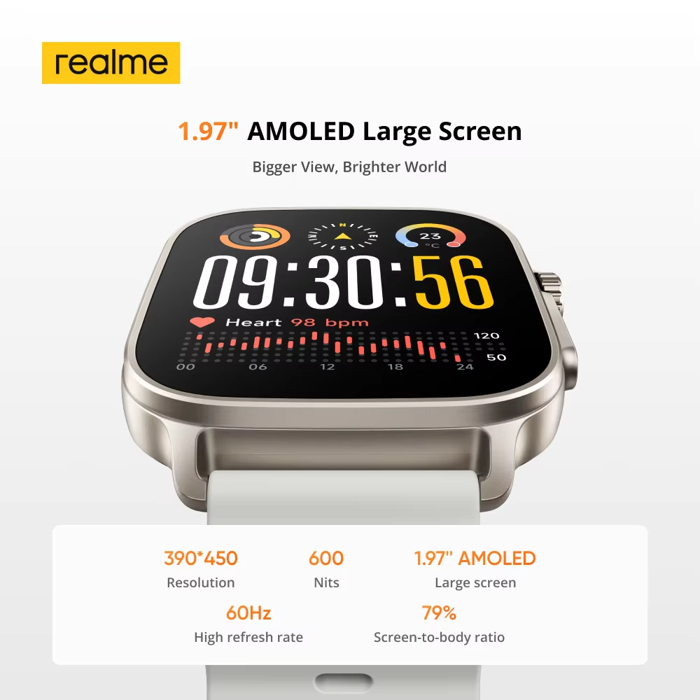 Versión Global realme watch 5  - Smartwatch Faces reseña y precio